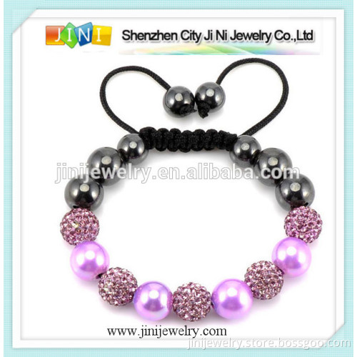 purple shamballa bracelet